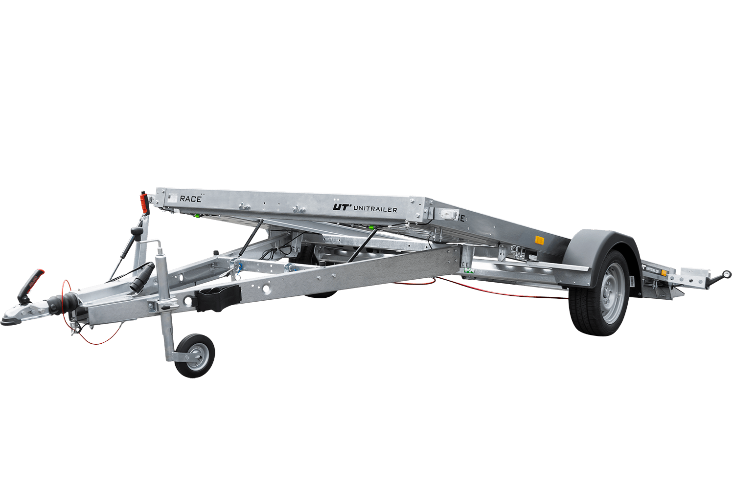 Dépanneuse 1 essieu basculante RACE 350 350×180 PTAC 1500 kg