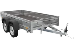 REMORQUE DOUBLE ESSIEUX UNITRAILER 264/2 KIPP AVEC ROUE JOCKEY, ARCEAU ET bâche GRISE – Image 22