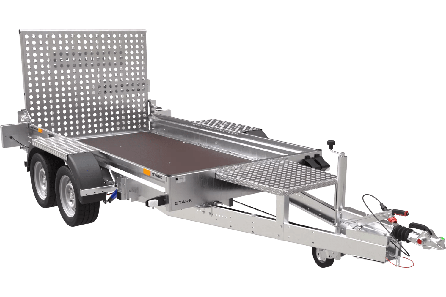 Remorque lourde double essieux 3500 KG STARK 3 300